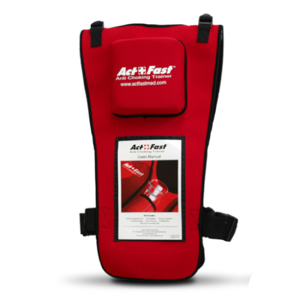 Act+Fast Rescue Choking Vest - Red with Slap Back - Hospitalbuy