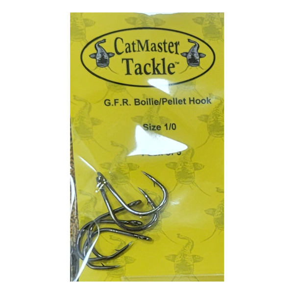 CatMaster G.F.R. Boilie/Pellet Hooks Barbed (Qty 5) - Knights Fishing