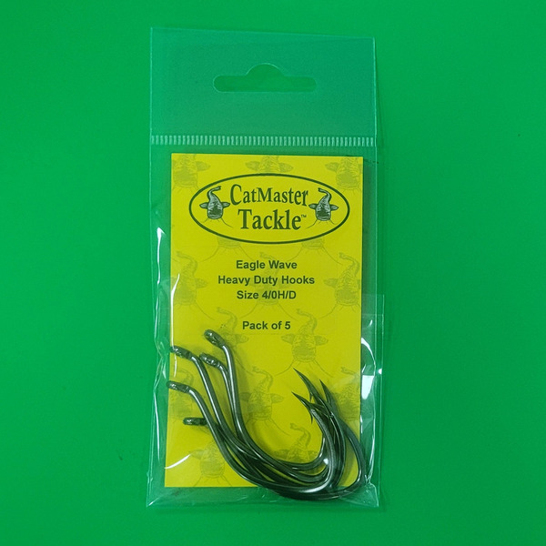 CatMaster Tackle Eagle Wave Barbless Hooks