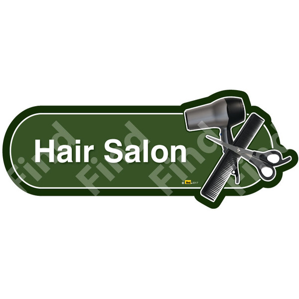 Accessible Signage | Hair Salon - The Item