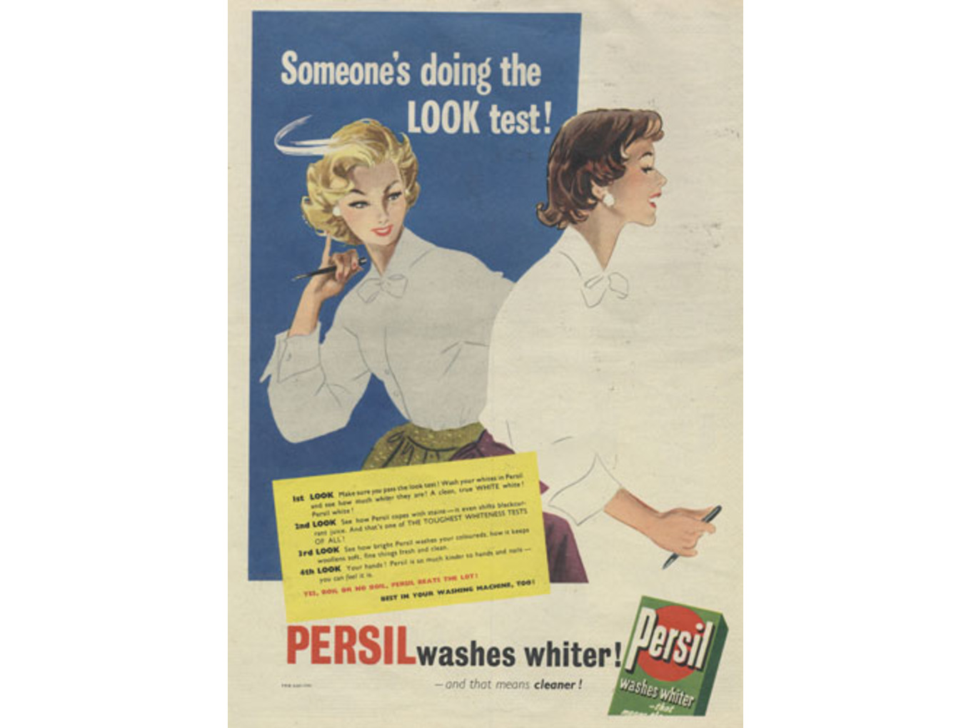 Persil Look Test Reminiscence Poster Training 2 Care