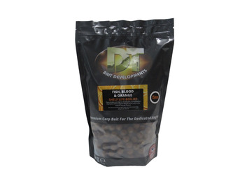 FISH BLOOD & ORANGE Boilies in 1kg Resealable Bags (Freezer)