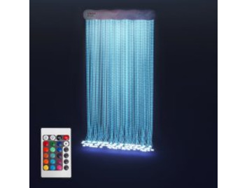 Fibre Optic Curtain 50 Tails Sensory Wall Hanging Light Display and Remote Control