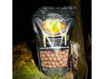 OILY CHICKEN Boilies in 1kg Resealable Bags (Shelf Life)