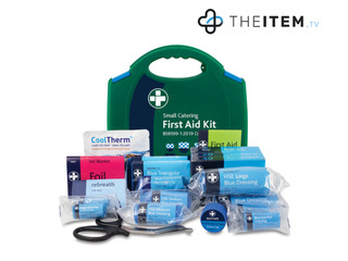 Small Catering First Aid Kit in Integral Aura Box for up to 25 Persons