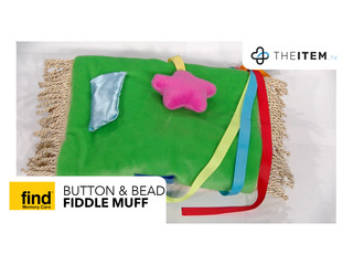 Fiddle Muff - Button and Bead