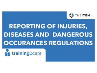 Reporting of Injuries, Diseases and Dangerous Occurences Regulations 