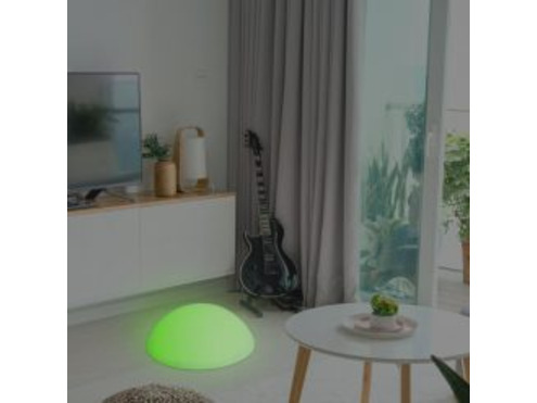 LED Colour Changing Mood Light Flat Pebble Sensory Furniture incl. Remote Control