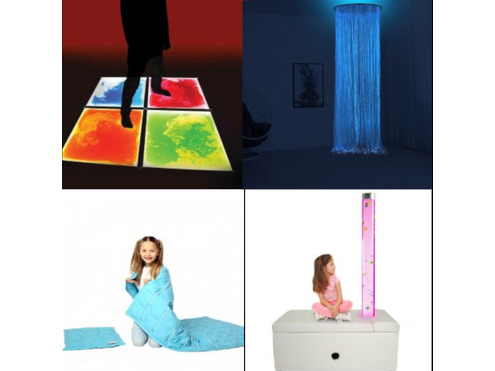 Sensory Stimulation Rooms 8 Pieces Light Up & Tactile Toys