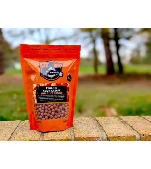 Peach & Sour Cream 8mm Boilies 500g