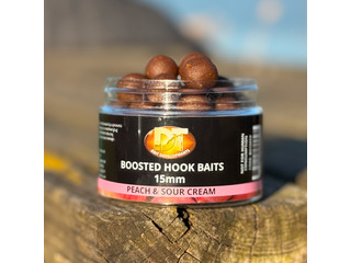 PEACH & SOUR CREAM Hook Baits Boosted 