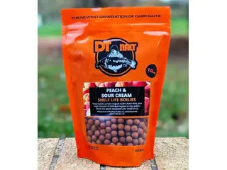 10mm Peach & Sour Cream Boilies 500g