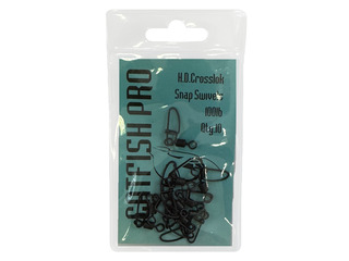 Catfish-Pro Crosslock Snap Swivels