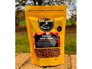 8mm Peach & Sour Cream Boilies 250g