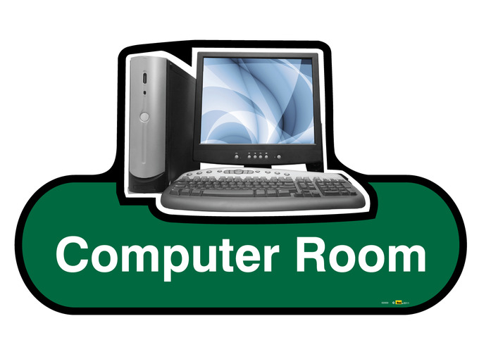 Computer Room Sign - Training 2 Care UK Ltd