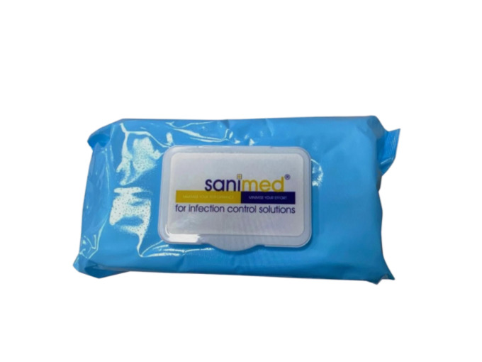 Sanimed 70 Alcohol Wipes Pack 100 Training 2 Care Uk Ltd