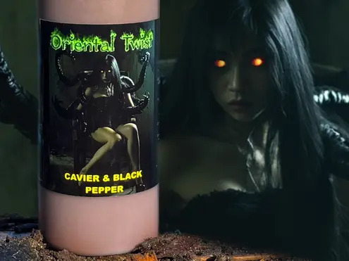 The Exotic Range Glug 500ml Oriental Twist - Caviar & Black Pepper
