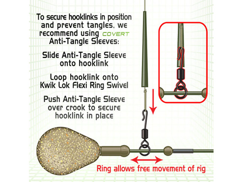 Kwik Lok Flexi-Ring Swivels Size 8