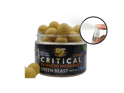 Critical balanced hook baits Green Beast