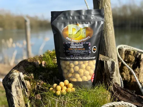 COLD WATER GREEN BEAST Boilies in 1kg Resealable Bags (Shelf Life)