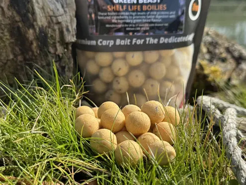 COLD WATER GREEN BEAST Boilies in 1kg Resealable Bags (Shelf Life)