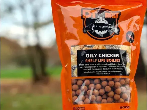 10mm Oily Chicken Boilies 500g