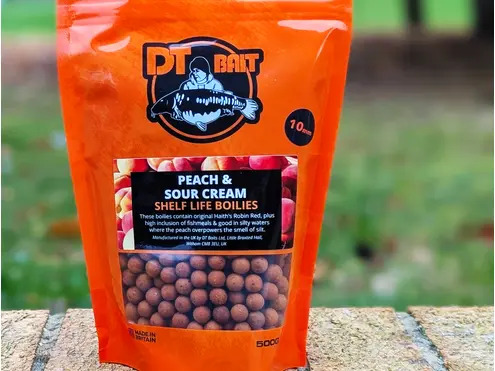 Peach & Sour Cream 10mm Boilies 500g