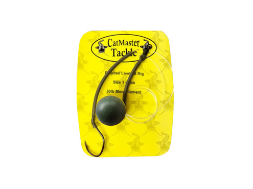 CatMaster Polyball Livebait Rig on 40lb Mono