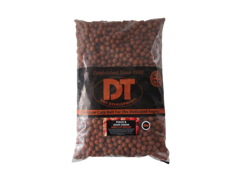 Bulk Boilies Peach & Sour Cream Shelf Life 15mm