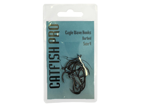 Eagle Wave Hook Size 4 (Barbed)