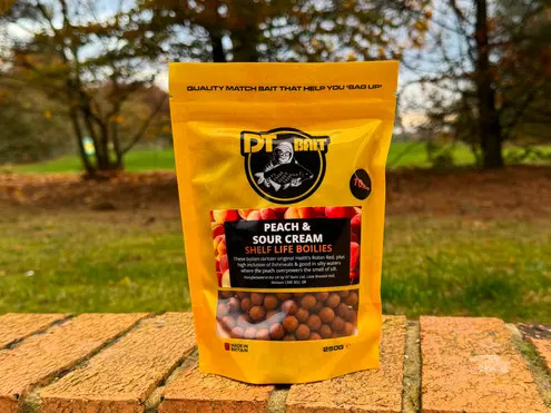 10mm Peach & Sour Cream Boilies 250g