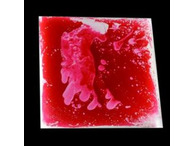 Floor Tile Red Light Up 50cm Interactive Sensory Liquid