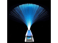 Fibre Optic Lamp with Wireless Speaker USB/Internal Rechargeable Battery Powered Colour Changing