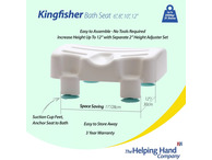 Kingfisher Bath Seat Height Adjustable