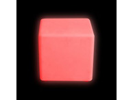 LED Colour Changing Mood Light Cube Stool Sensory Furniture incl. Remote Control 40cm