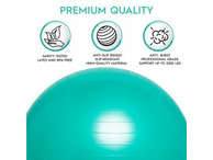 Yoga Ball chair for school, office, and home. Kids/Adults 55CM Green