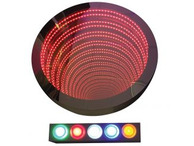 Infinity Mirror Mega with Interactive Button Controller Wall Mounted 60cm