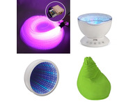 Sensory Stimulation Rooms 8 Pieces Light Up & Tactile Toys