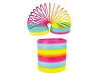 UV Play Rainbow Slinky Tactile Classic Game For Sensory Play