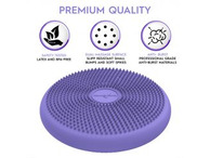 Wiggle Seat Sensory Cushion Purple 33cm Flexible Alternative Seating for School, Office, Classroom, 